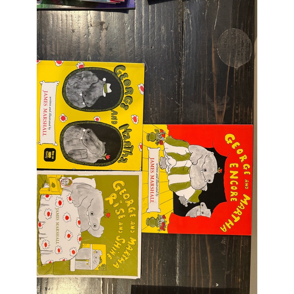 George and Martha 3 Book Lot James Marshall Encore Rise and Shine Softcover